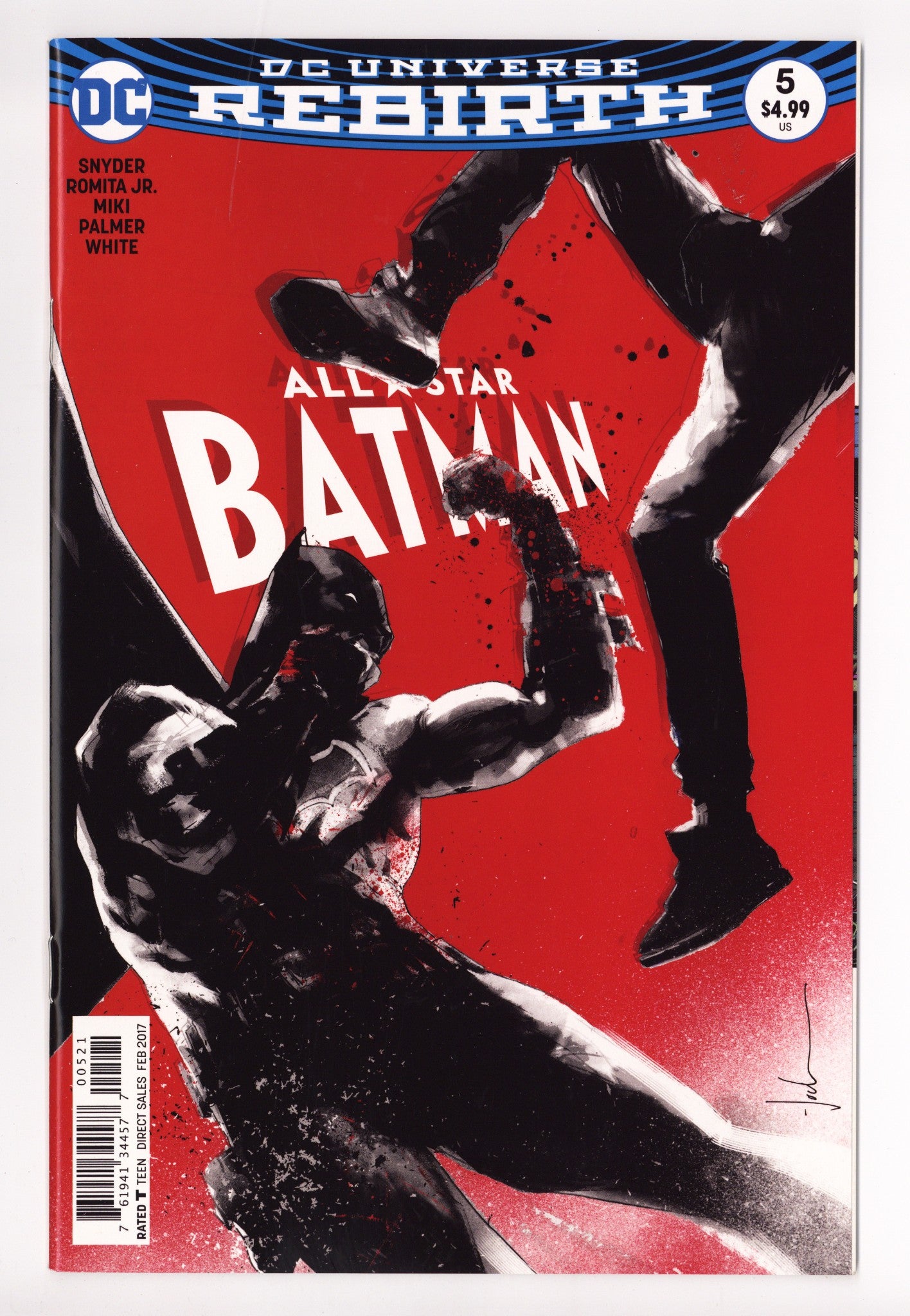 All Star Batman 5 High Grade (2017) Jock Variant 