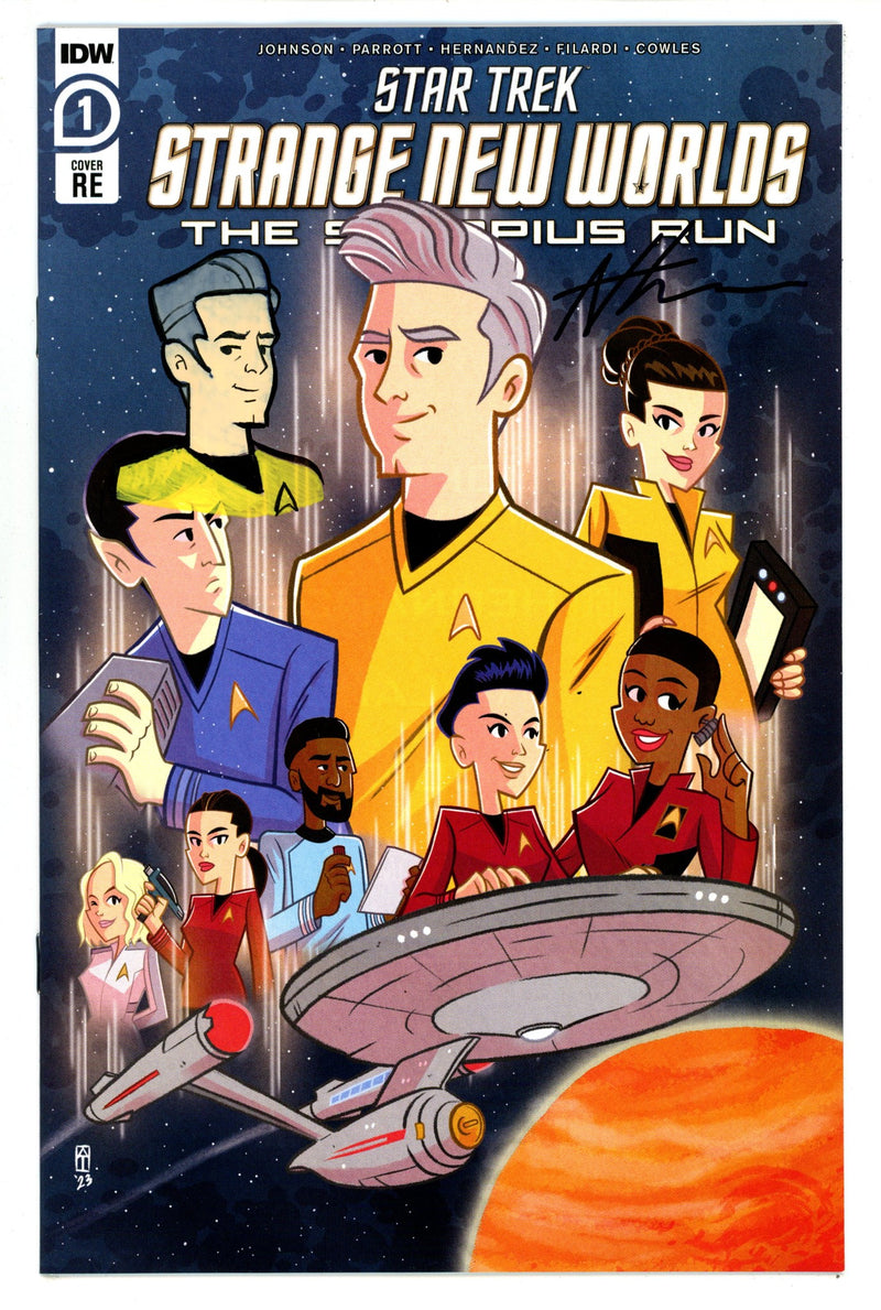 Star Trek: Strange New Worlds - The Scorpius Run 1 High Grade Pike Sketch (2023) Thomas Exclusive Variant Signed / Remarked x1 Cover Andrew Thomas