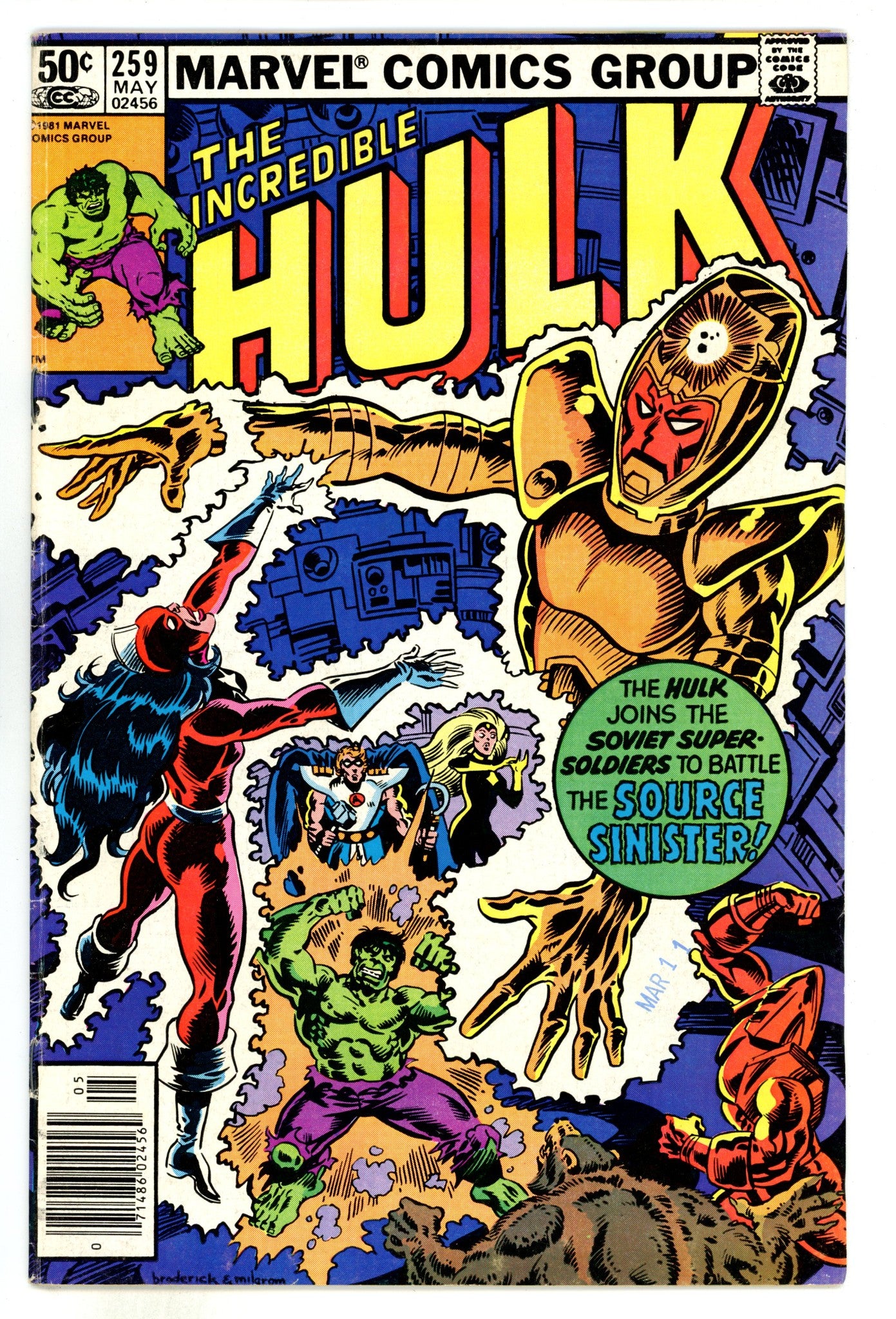 The Incredible Hulk Vol 1 259 Low Grade (1981) Newsstand 