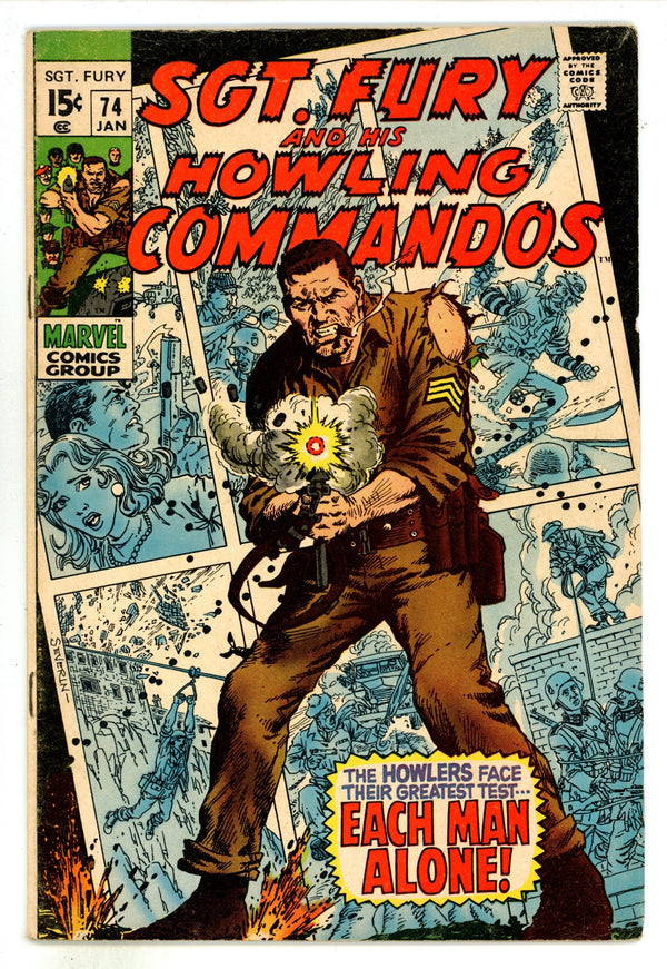 Sgt. Fury Vol 1 74 VG (4.0) (1970)
