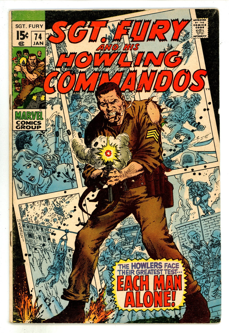 Sgt. Fury Vol 1 74 VG (4.0) (1970) 