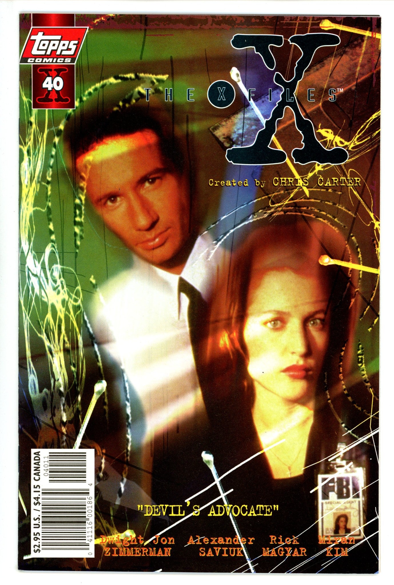 X-Files Vol 1 40 Photo Variant (1998)