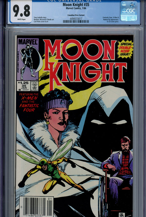 Moon Knight Vol 1 35 CGC 9.8 (NM/M) (1984) Canadian Price Variant