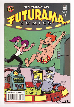 Bongo Comics Presents Futurama Comics 3 VF+ (8.5) (2001)