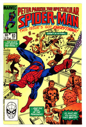 The Spectacular Spider-Man Vol 1 83 VF+ (8.5) (1983)