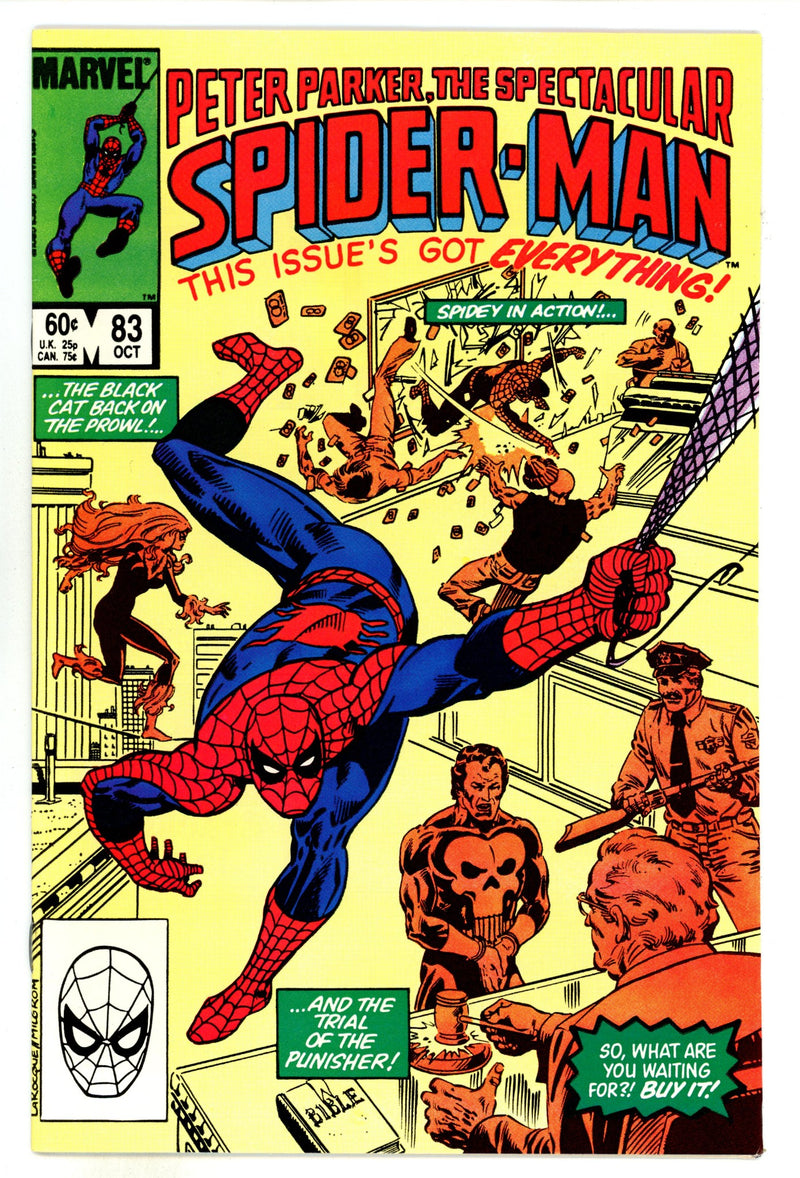 The Spectacular Spider-Man Vol 1 83 VF+ (8.5) (1983) 