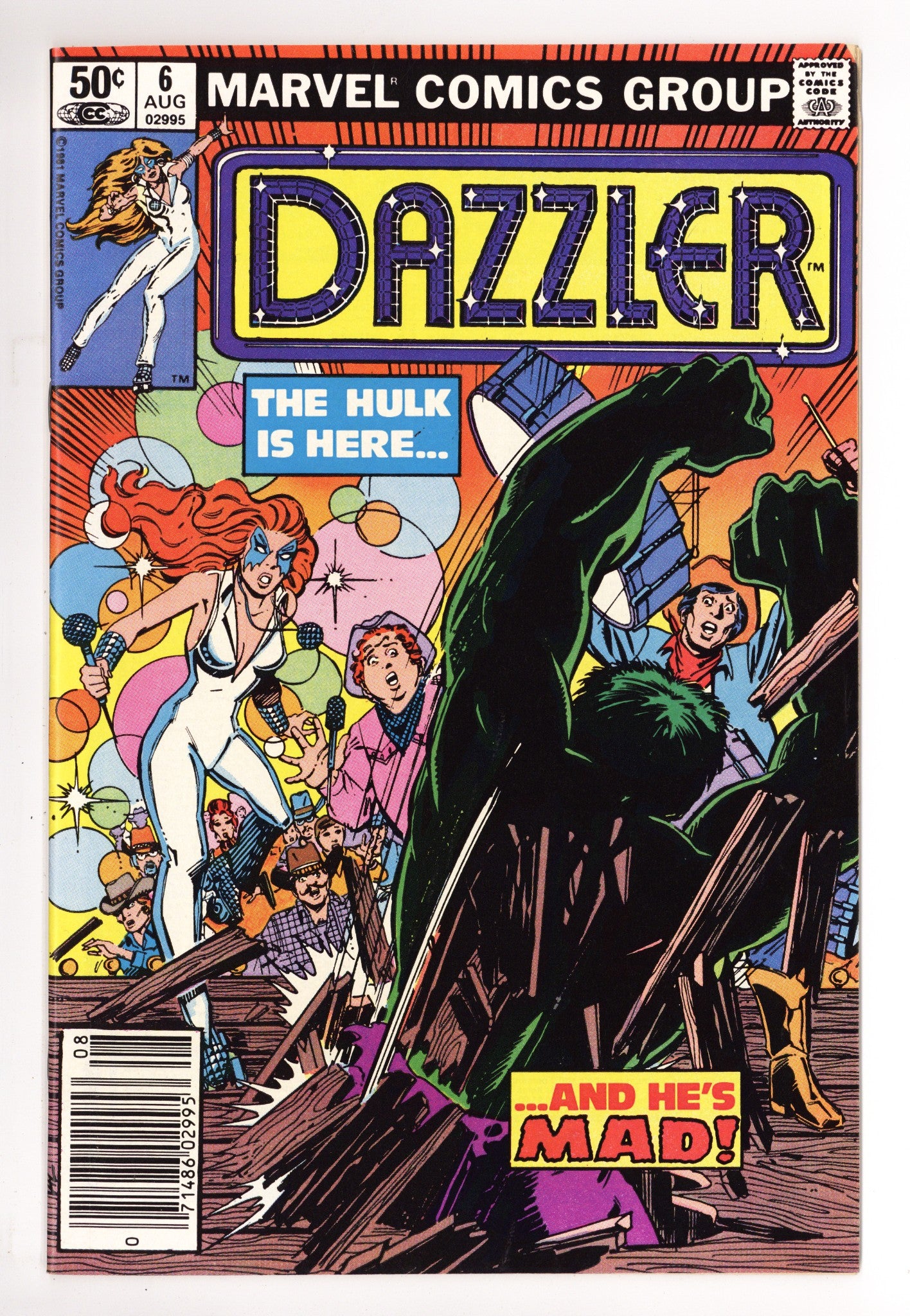 Dazzler Vol 1 6 Mid Grade (1981) Newsstand 