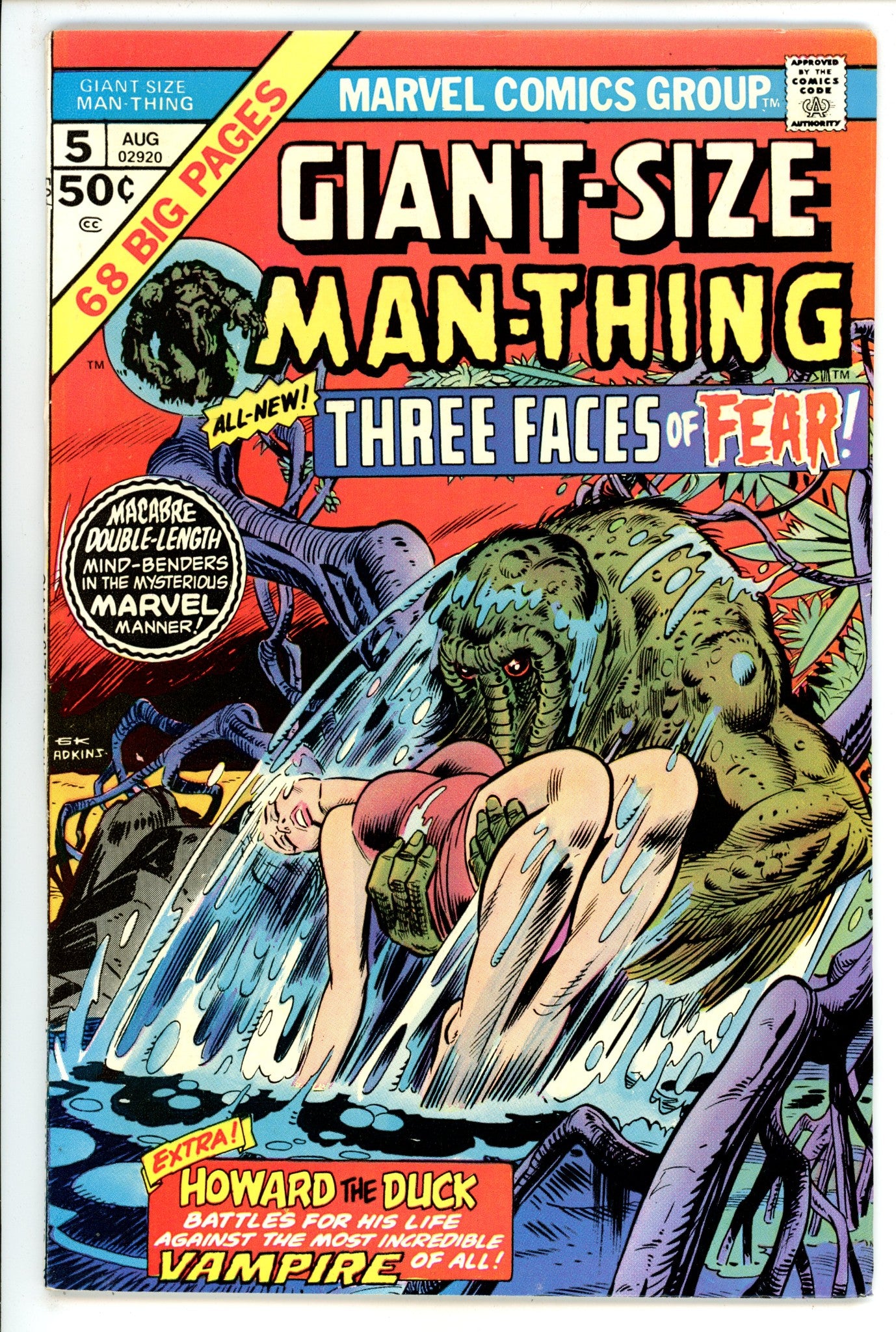 Giant-Size Man-Thing 5 FN/VF (7.0) (1975) 
