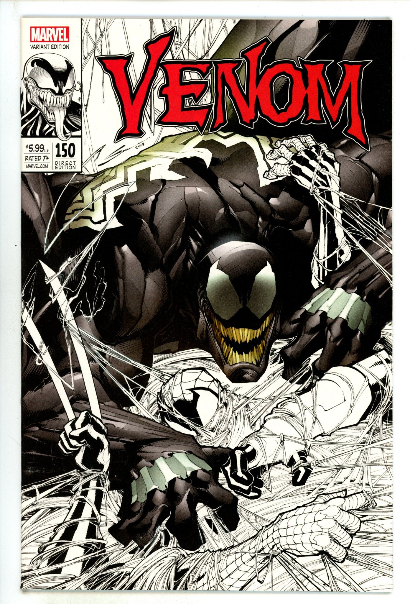 Venom Vol 3 150 VF/NM (9.0) (2017) Sandoval Exclusive Variant 