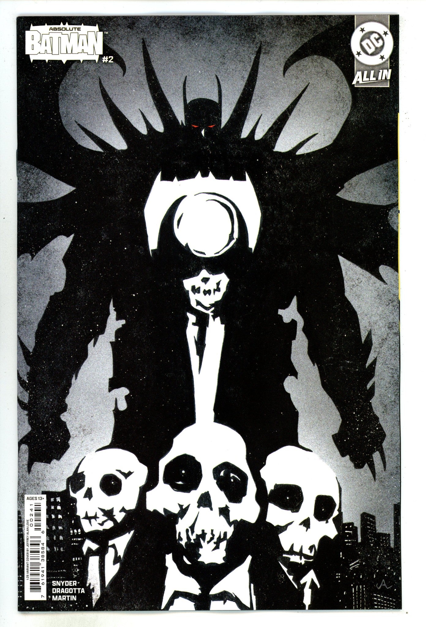Absolute Batman  2 Love  Incentive Variant NM  (2024)