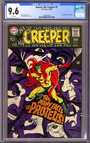 Beware the Creeper Vol 1 2 CGC 9.6 (NM+) (1968)