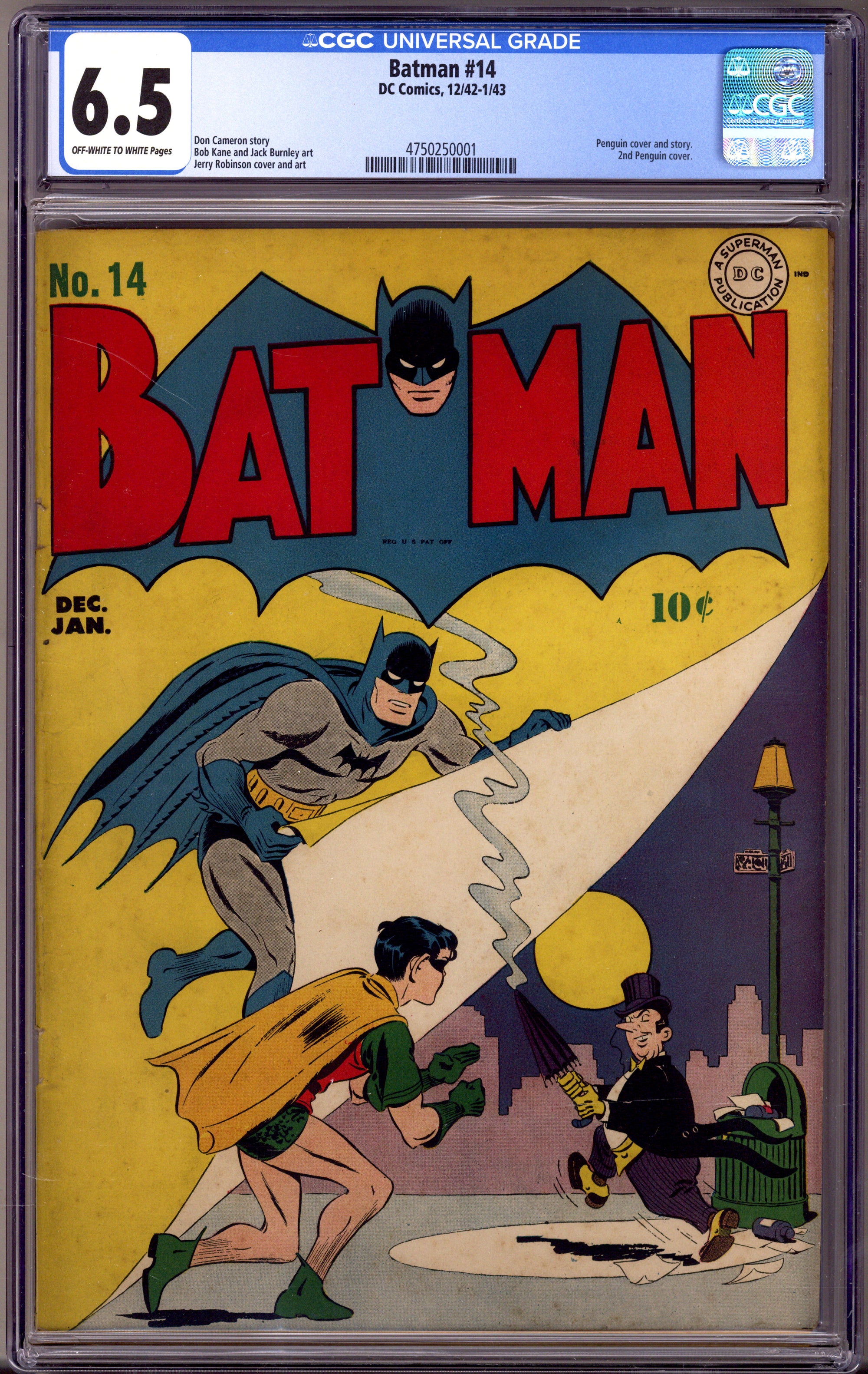 Batman Vol 1 14 CGC 6.5 (FN+) (1942) 