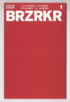 Brzrkr 1 High Grade (2021) Red Blank Variant