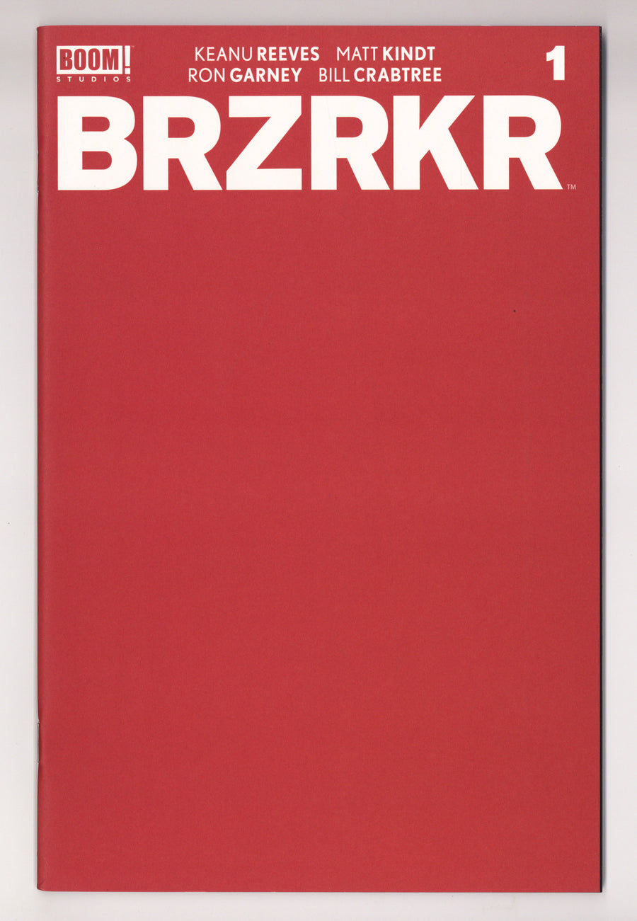 Brzrkr 1 High Grade (2021) Red Blank Variant 