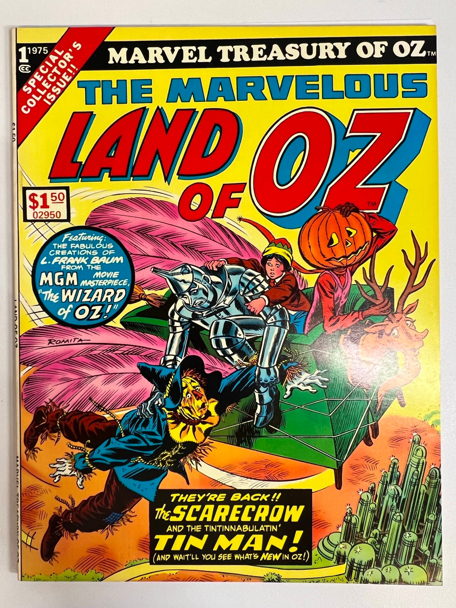 Marvel Treasury of Oz 1 VF+ (1976)