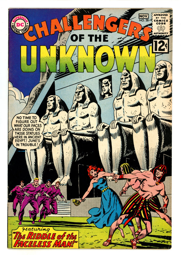 Challengers of the Unknown Vol 1 28 FN/VF (7.0) (1962)