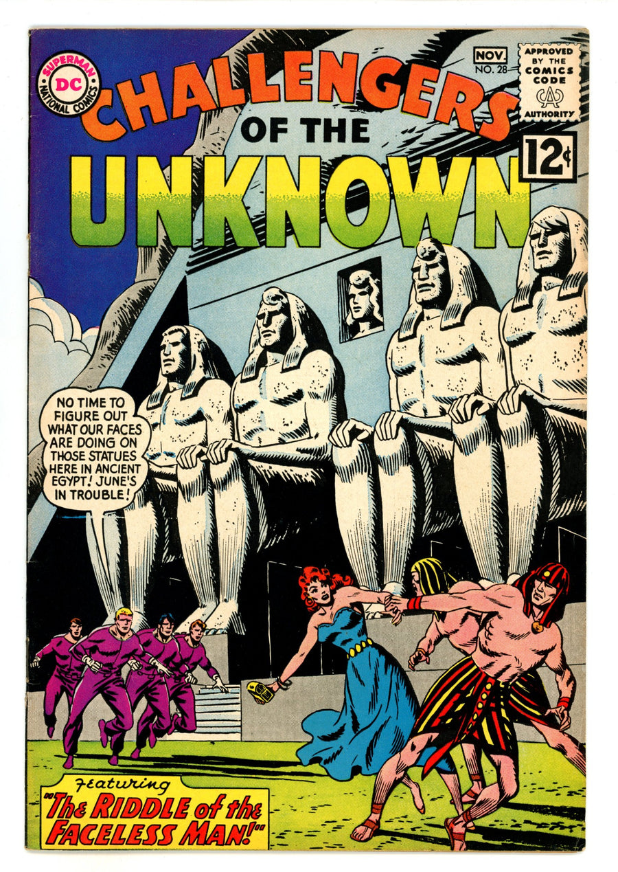 Challengers of the Unknown Vol 1 28 FN/VF (7.0) (1962) 