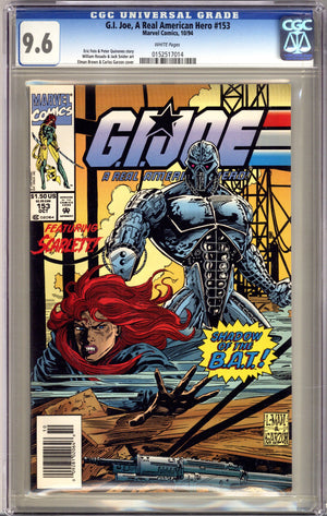 G.I. Joe, A Real American Hero 153 CGC 9.6 (NM+) (1994) Newsstand