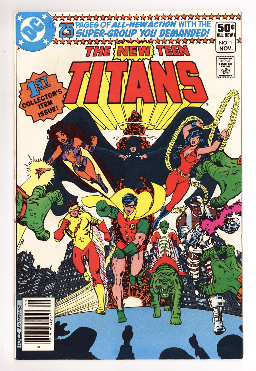 The New Teen Titans Vol 1 1 VF- (7.5) (1980) Newsstand 