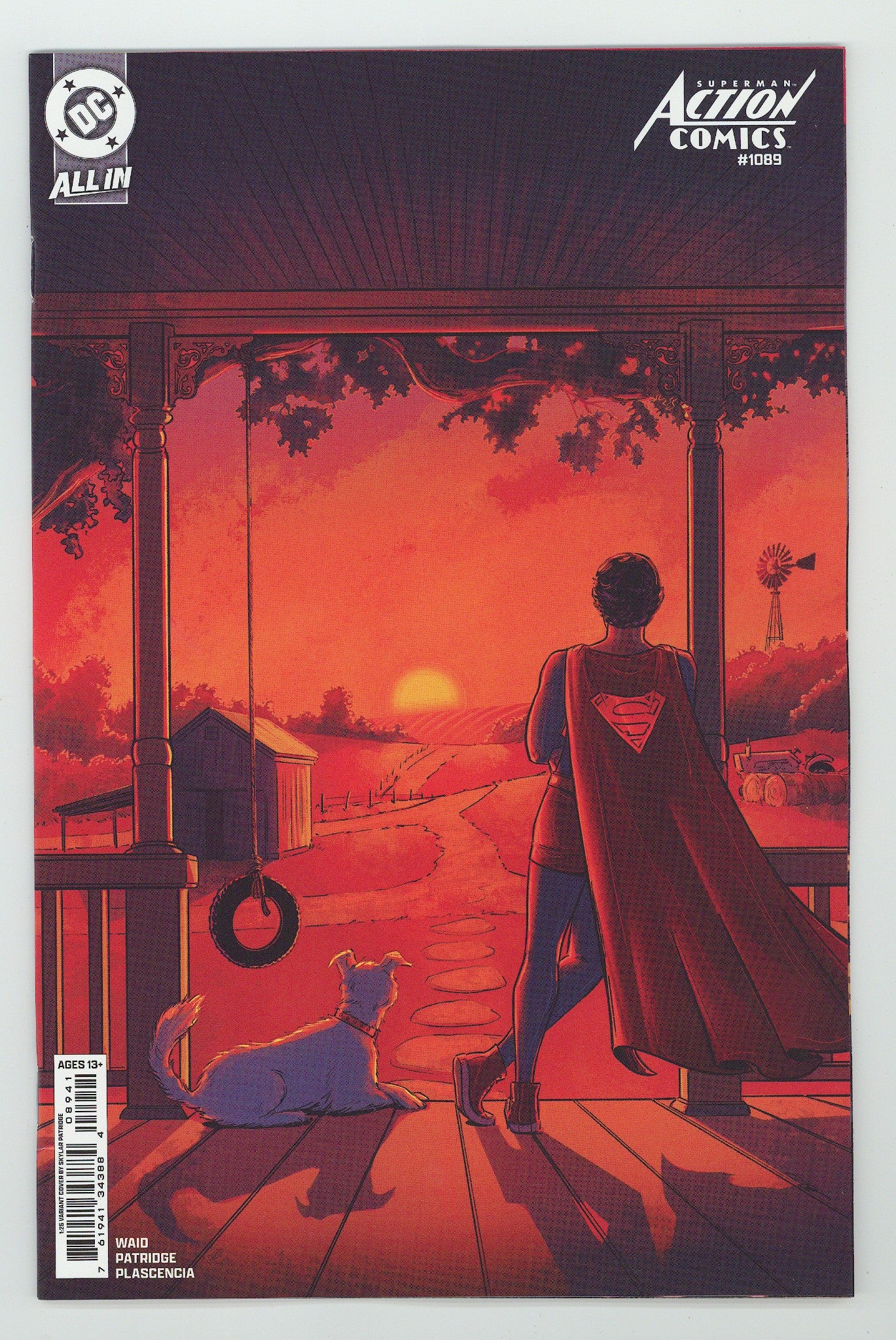 Action Comics Vol 3 1089 Patridge Incentive VF/NM (2025)