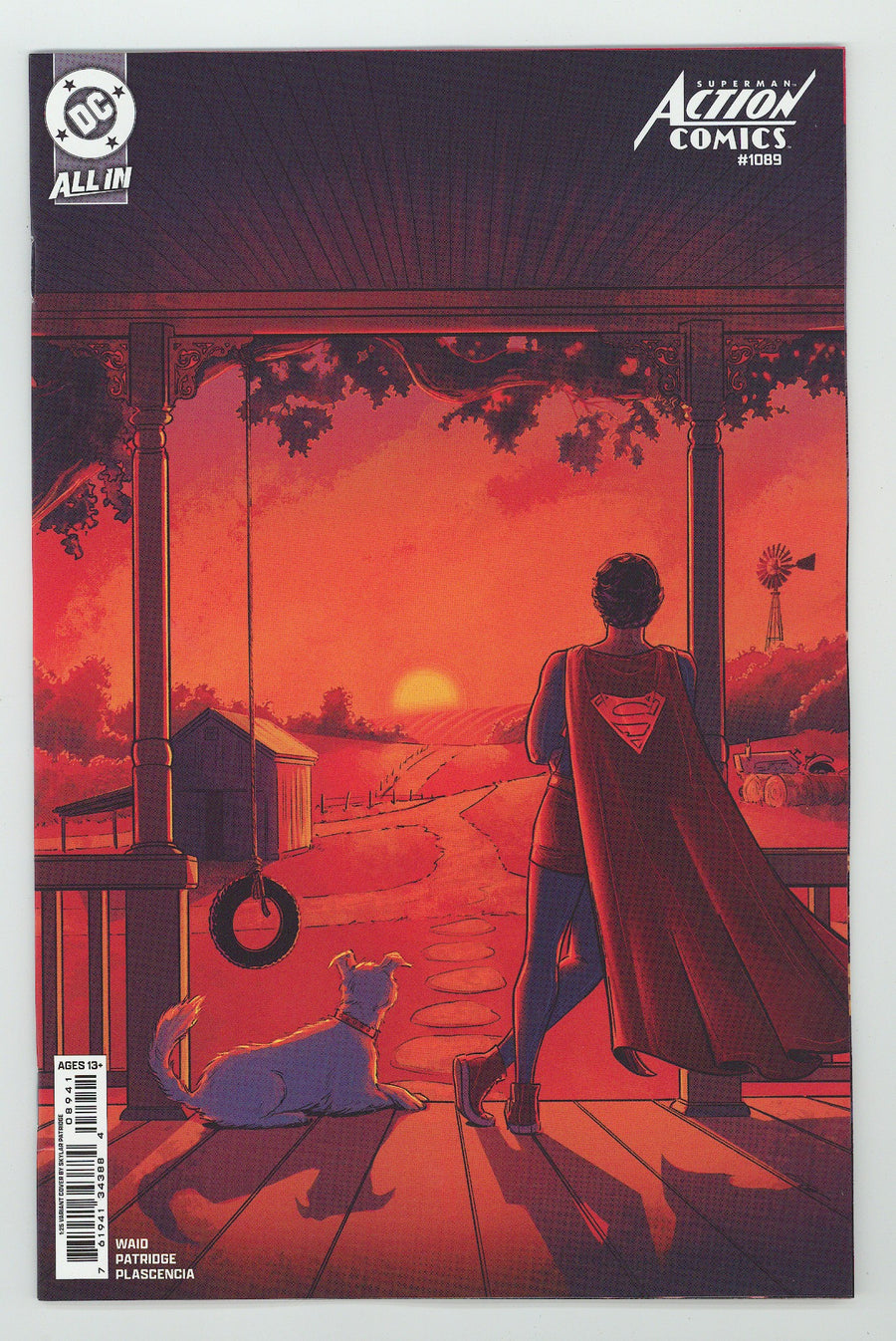Action Comics Vol 3 1089 Patridge Incentive VF/NM (2025)