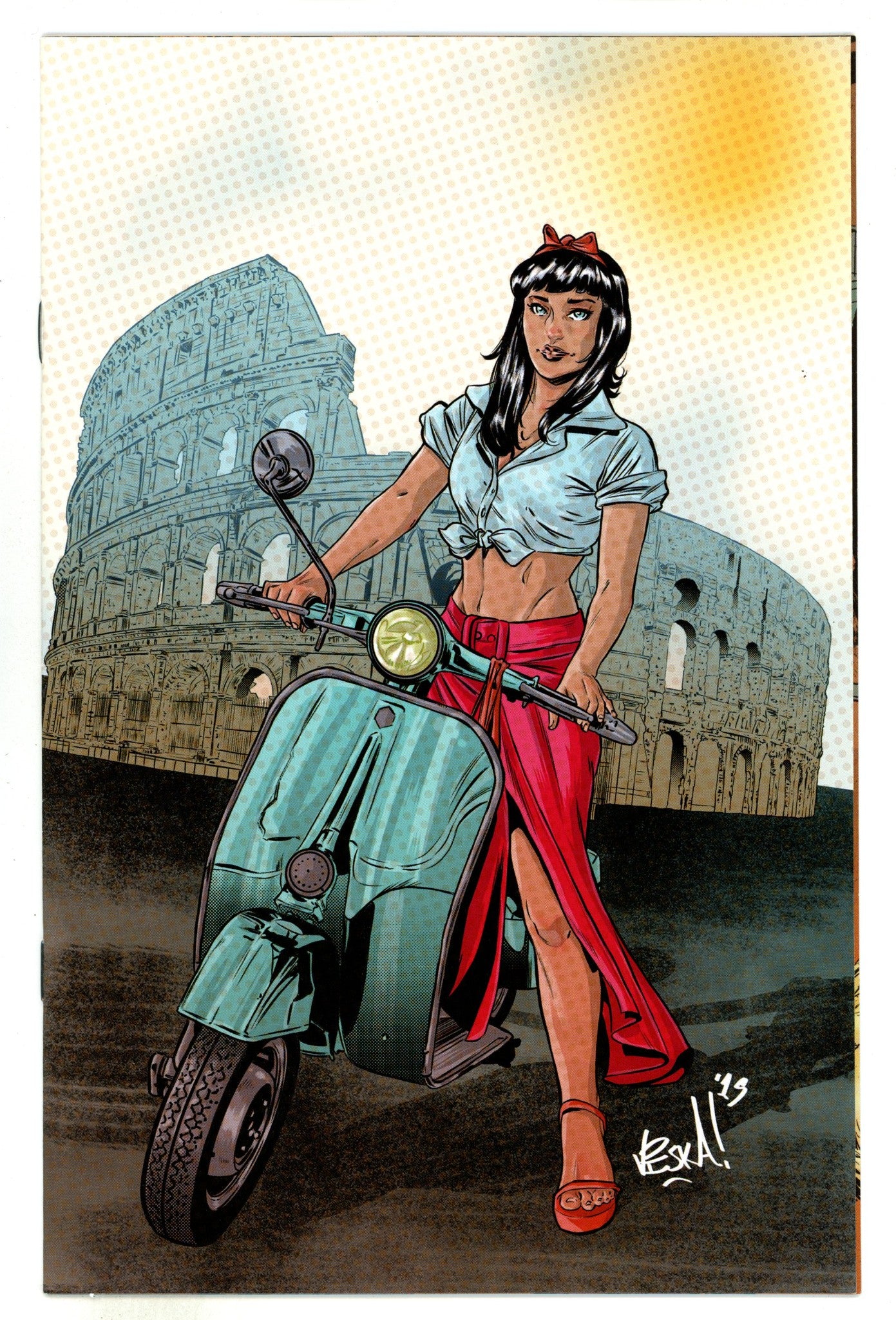 Bettie Page: Unbound 7 High Grade (2019) Federici Virgin Incentive Variant 