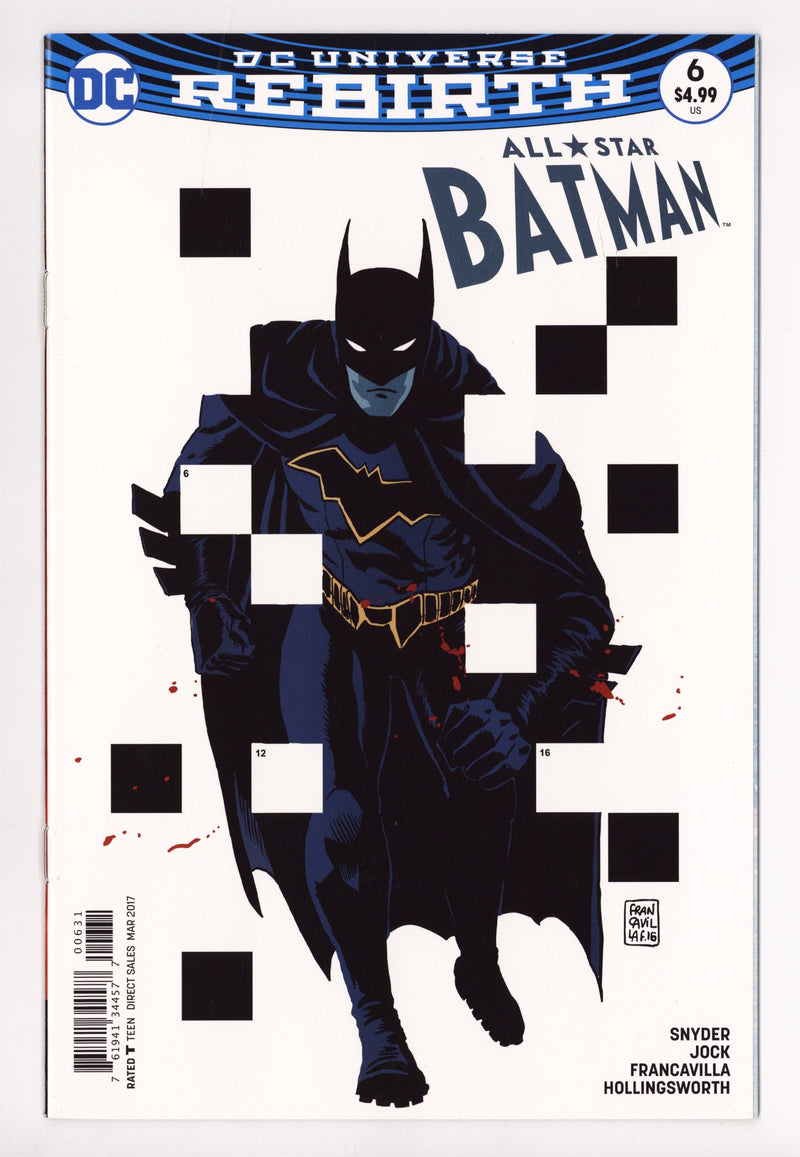All Star Batman 6 High Grade (2017) Francavilla Variant 