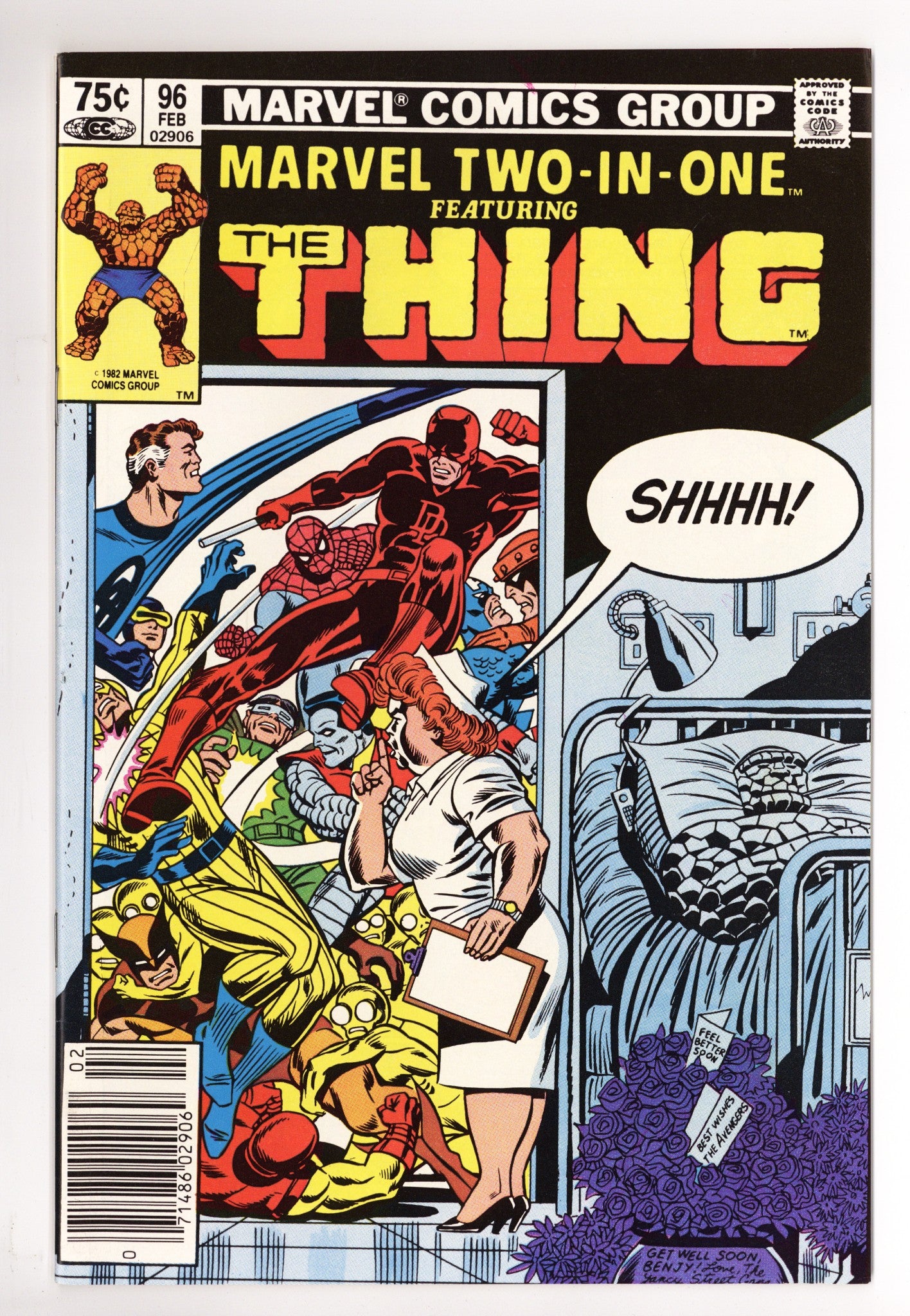 Marvel Two-in-One Vol 1 96 NM- (9.2) (1983) Canadian Price Variant 