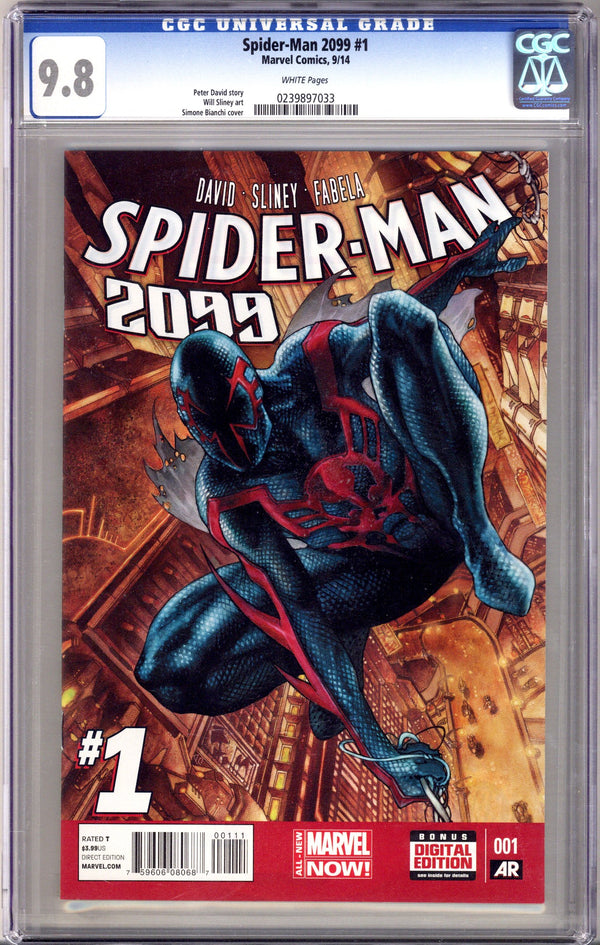 Spider-Man 2099 Vol 2 1 CGC 9.8 (NM/M) (2014)