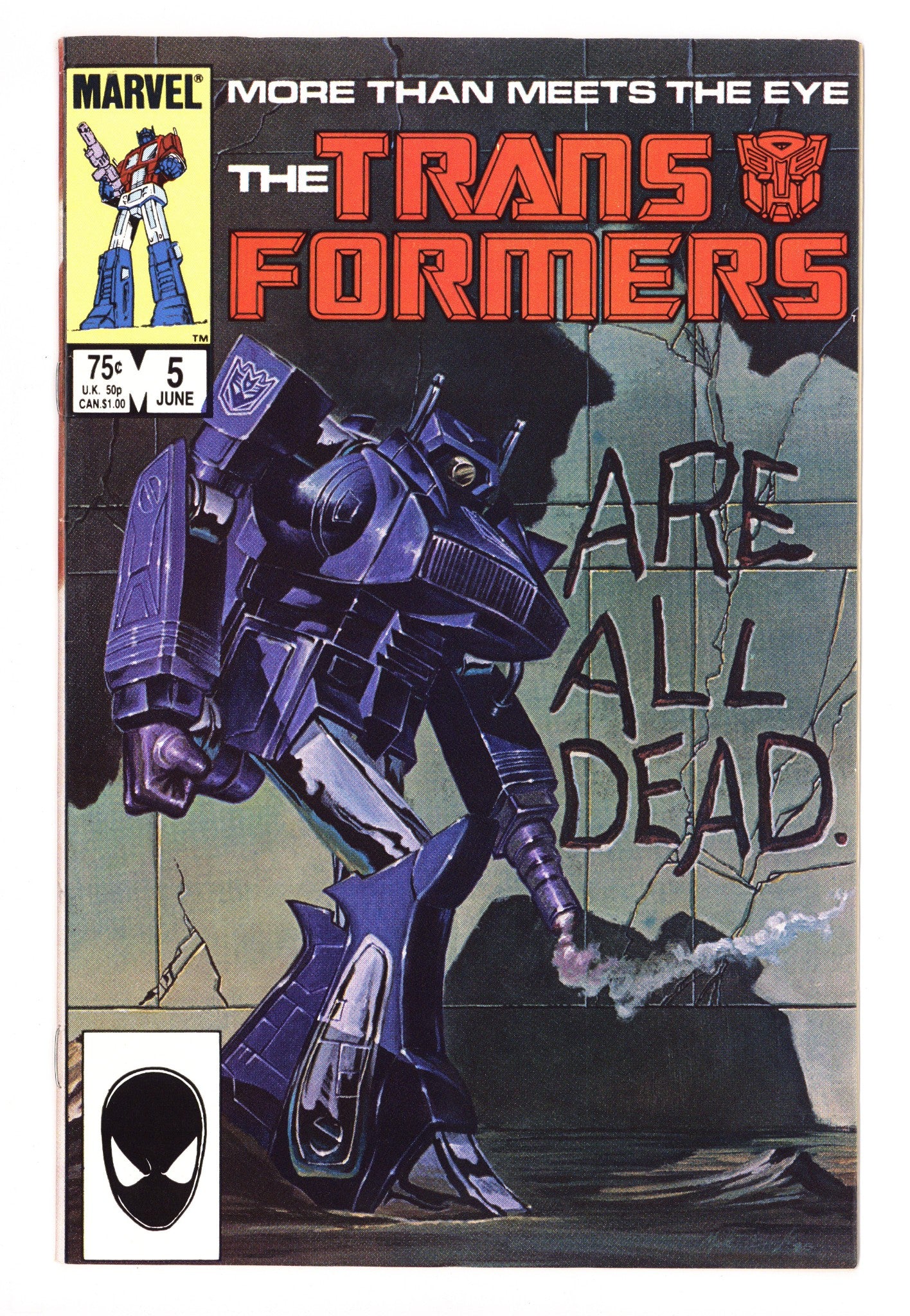 The Transformers 5 VF- (7.5) (1985) 
