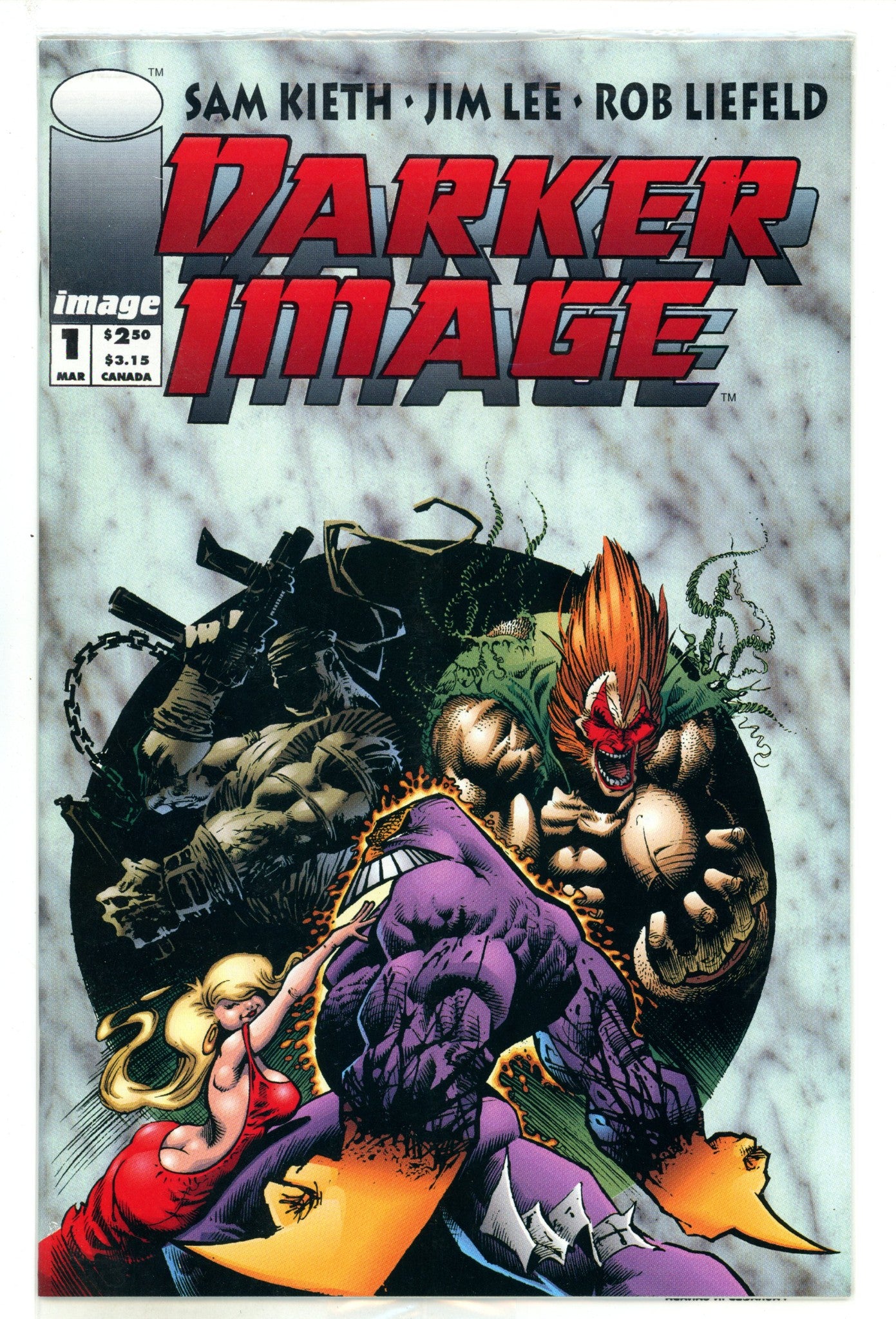 Darker Image 1 High Grade Bloodwulf Card (1993) 