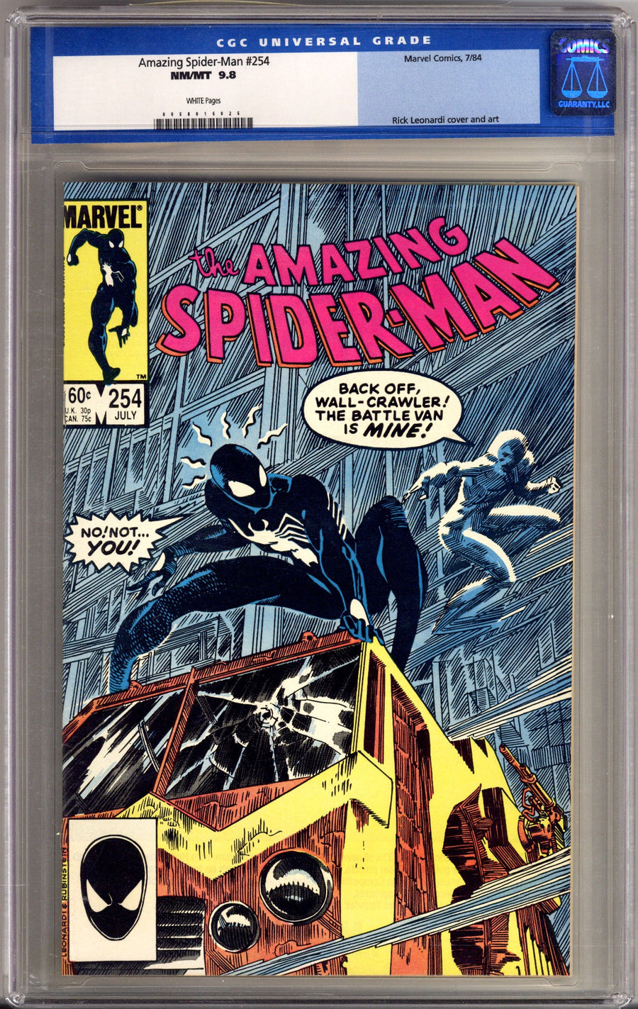 The Amazing Spider-Man Vol 1 254 CGC 9.8 (NM/M)   (1984)        
