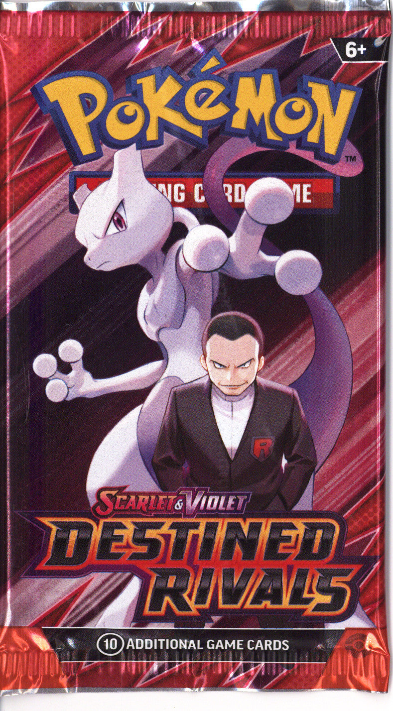 Pokemon Destined Rivals Booster Pack 1 Single Pack Random Artwork, Sealed (2025)