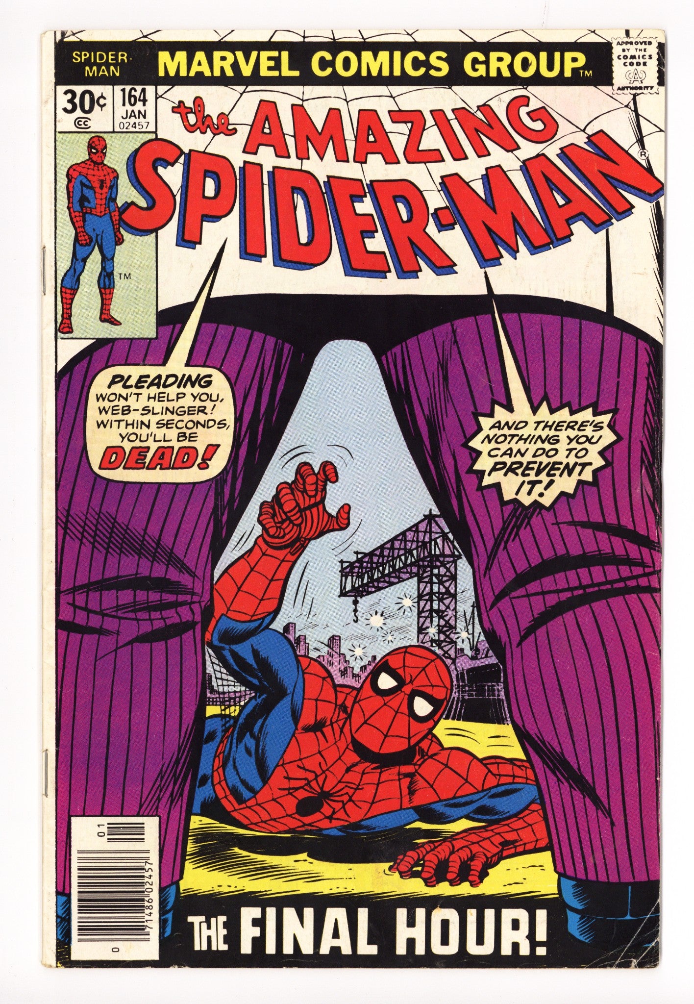 The Amazing Spider-Man Vol 1 164 VG (4.0) (1977) 