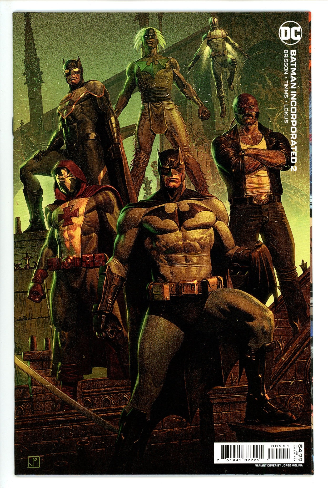 Batman Incorporated Vol 3 2 High Grade (2023) Molina Variant 