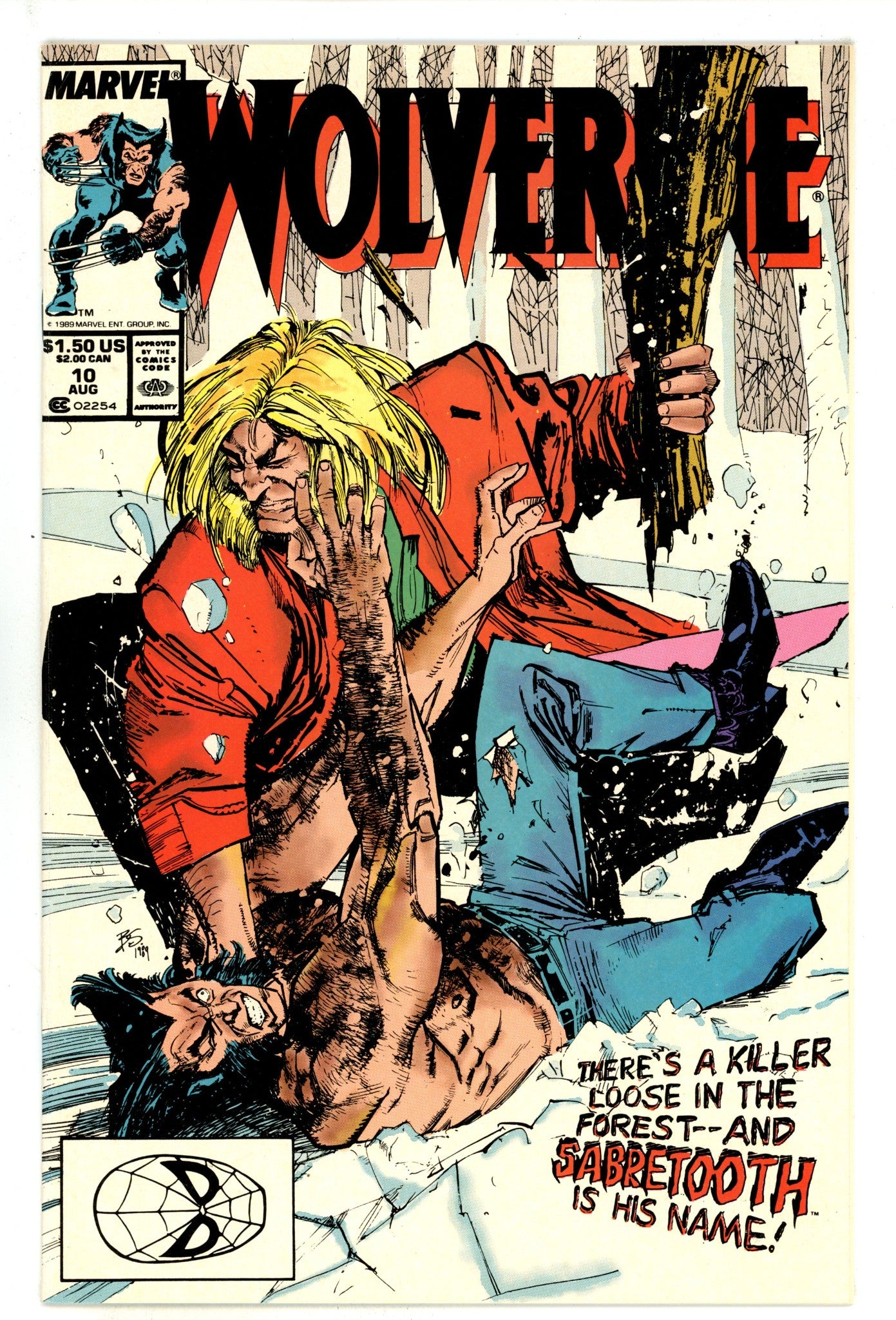 Wolverine Vol 2 10 VF- (7.5) (1989) 
