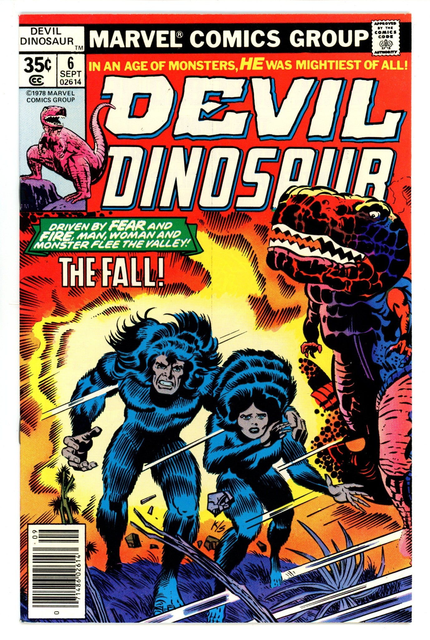 Devil Dinosaur 6 VF+ (8.5) (1978) 