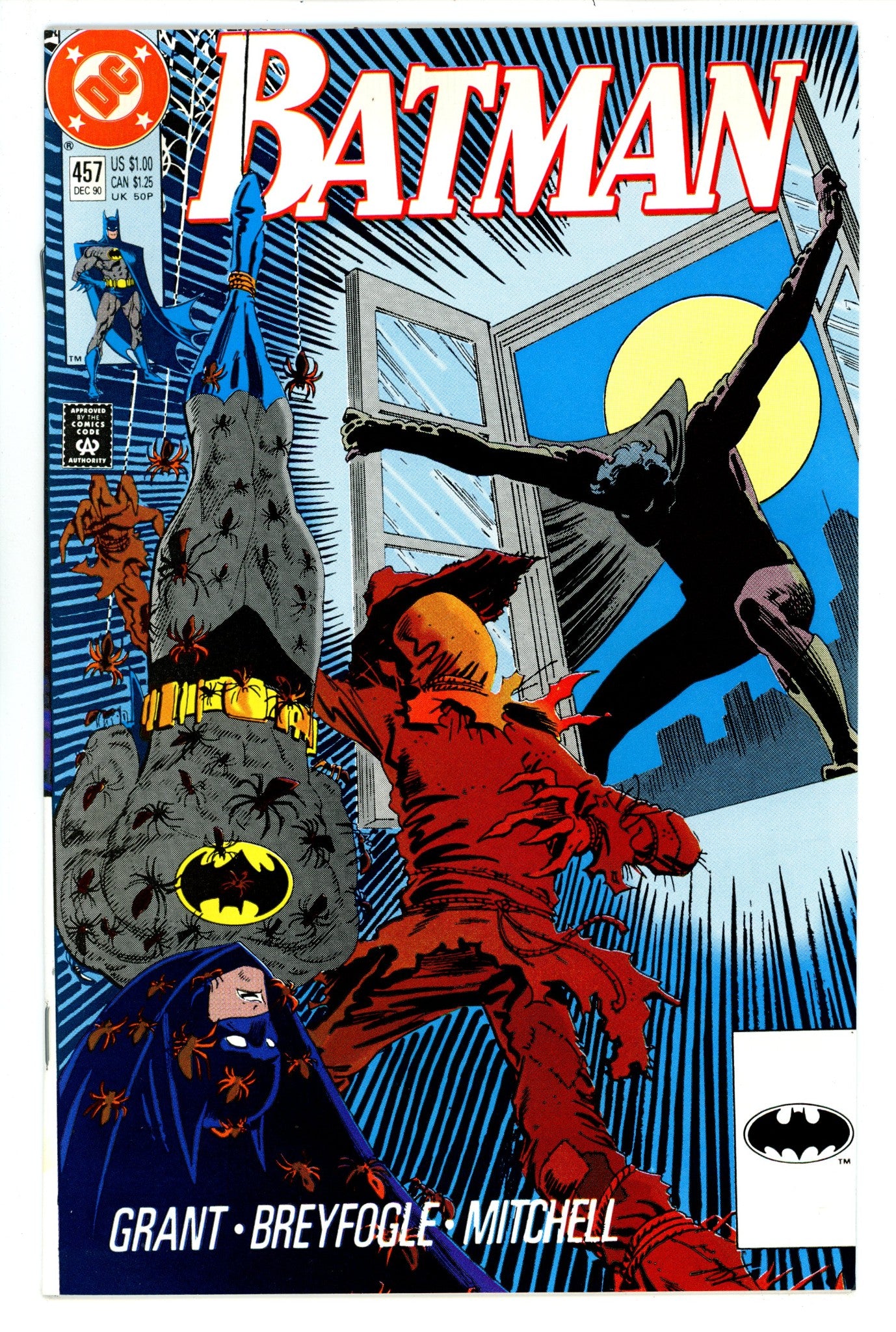 Batman Vol 1 457 VF+ (8.5) 000 Error (1990) 