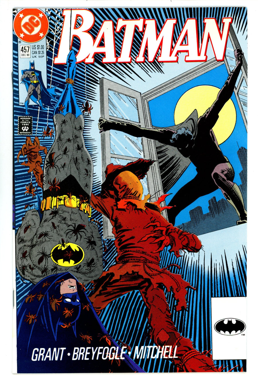 Batman Vol 1 457 VF+ (8.5) 000 Error (1990) 