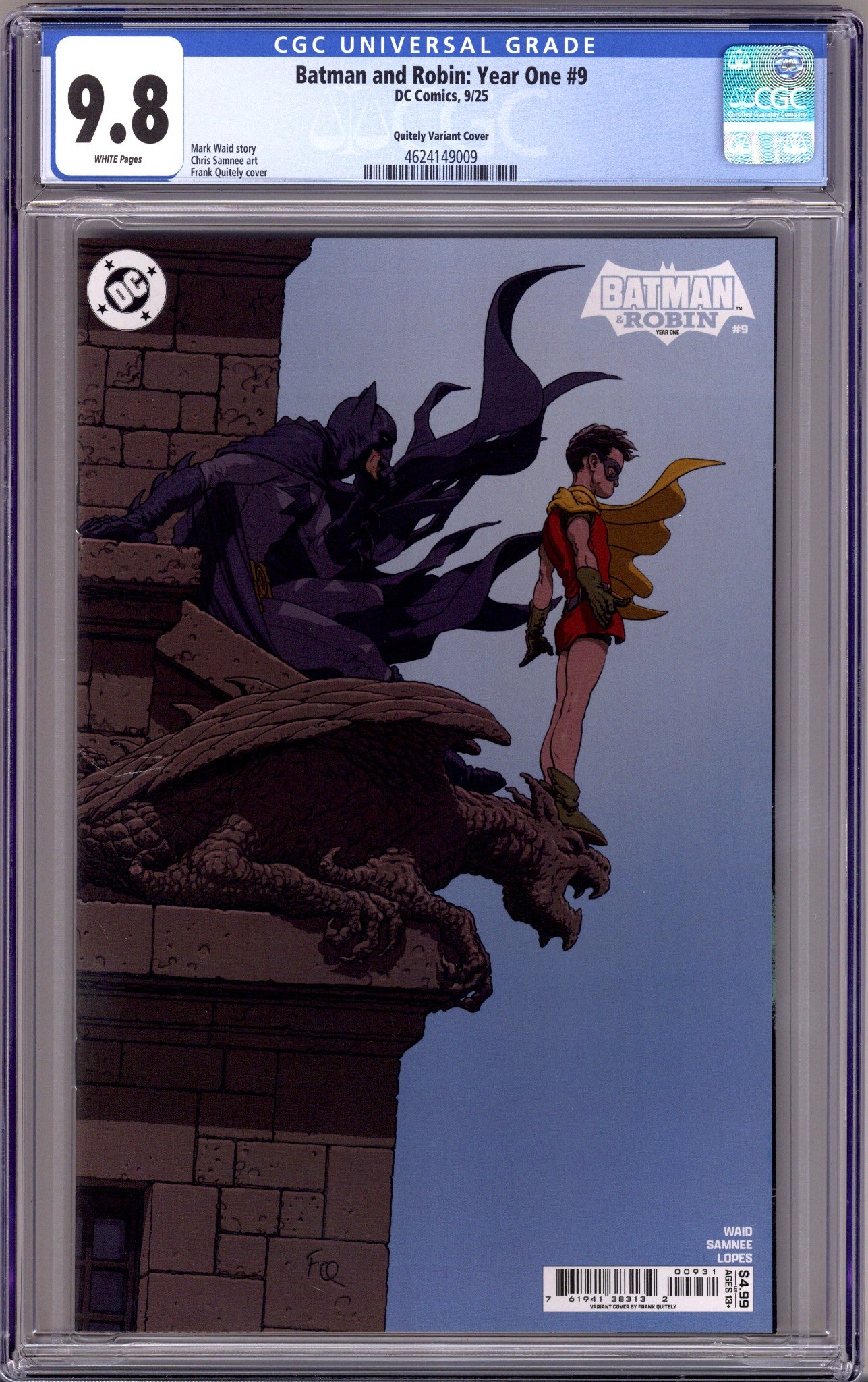 Batman and Robin: Year One 9 CGC 9.8 (NM/M) (2025) Quitely Variant 