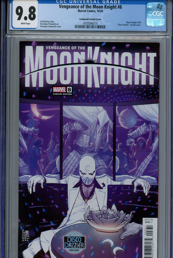 Vengeance of the Moon Knight Vol 2 8 CGC 9.8 (NM/M) (2024) Camuncoli Variant