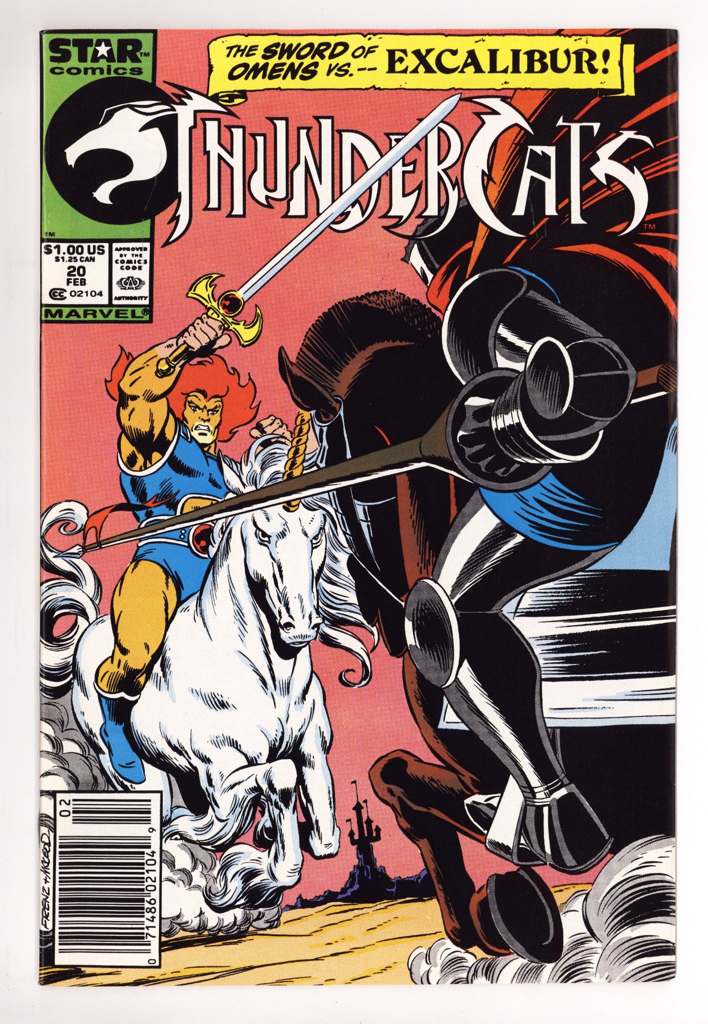 Thundercats 20 NM- (9.2) (1988) Newsstand 