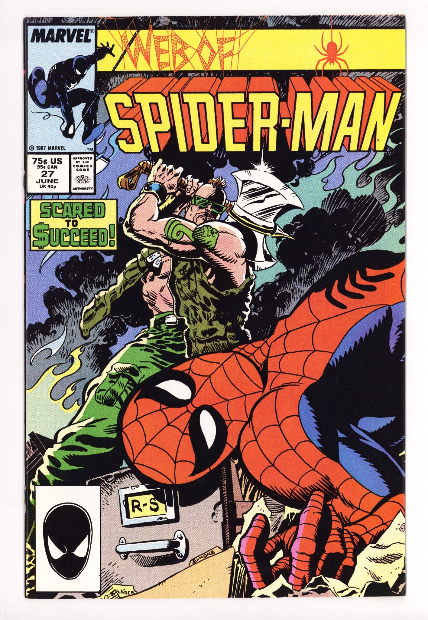 Web of Spider-Man Vol 1 27 High Grade (1987) 