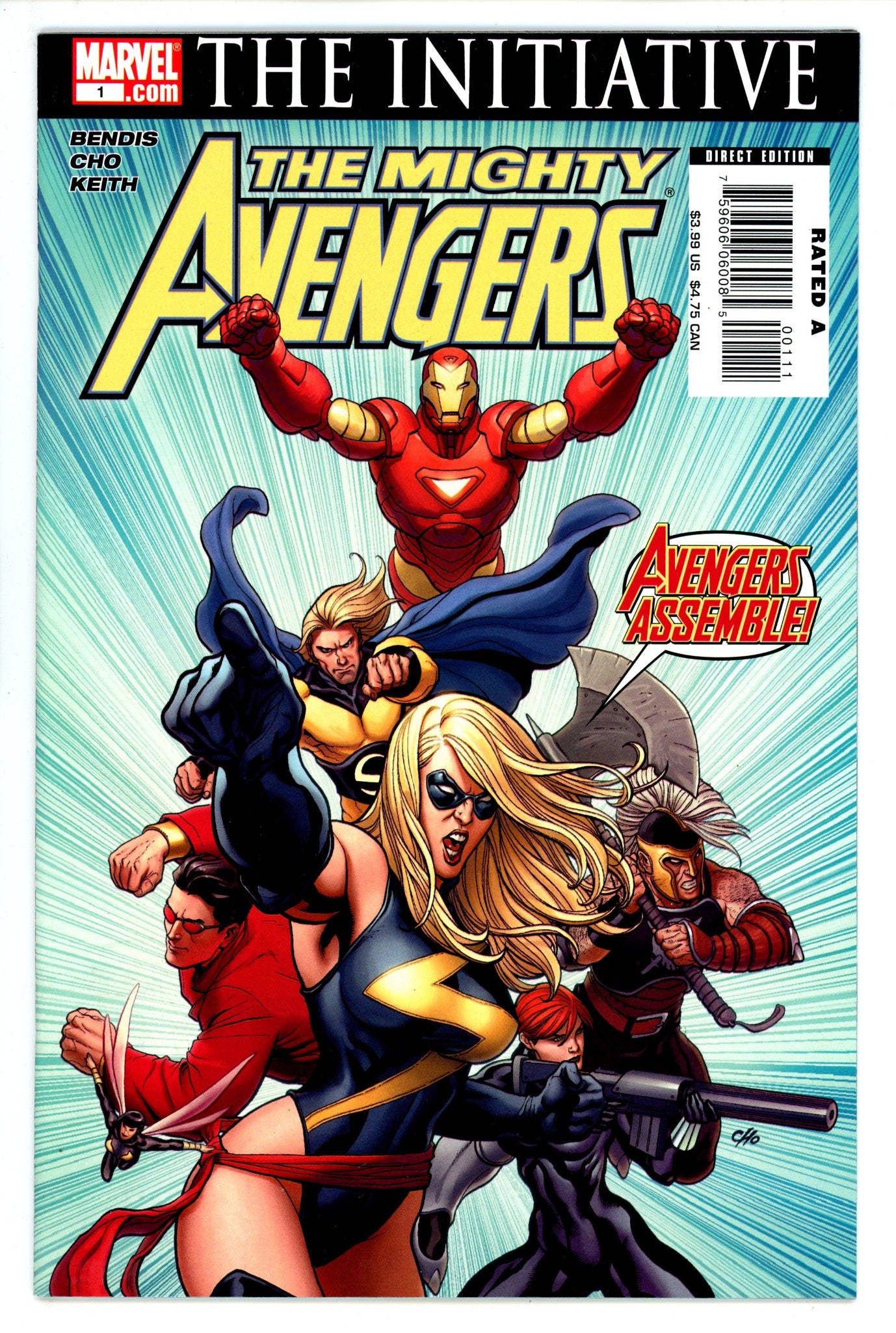 The Mighty Avengers Vol 1 1 Mid Grade (2007) 