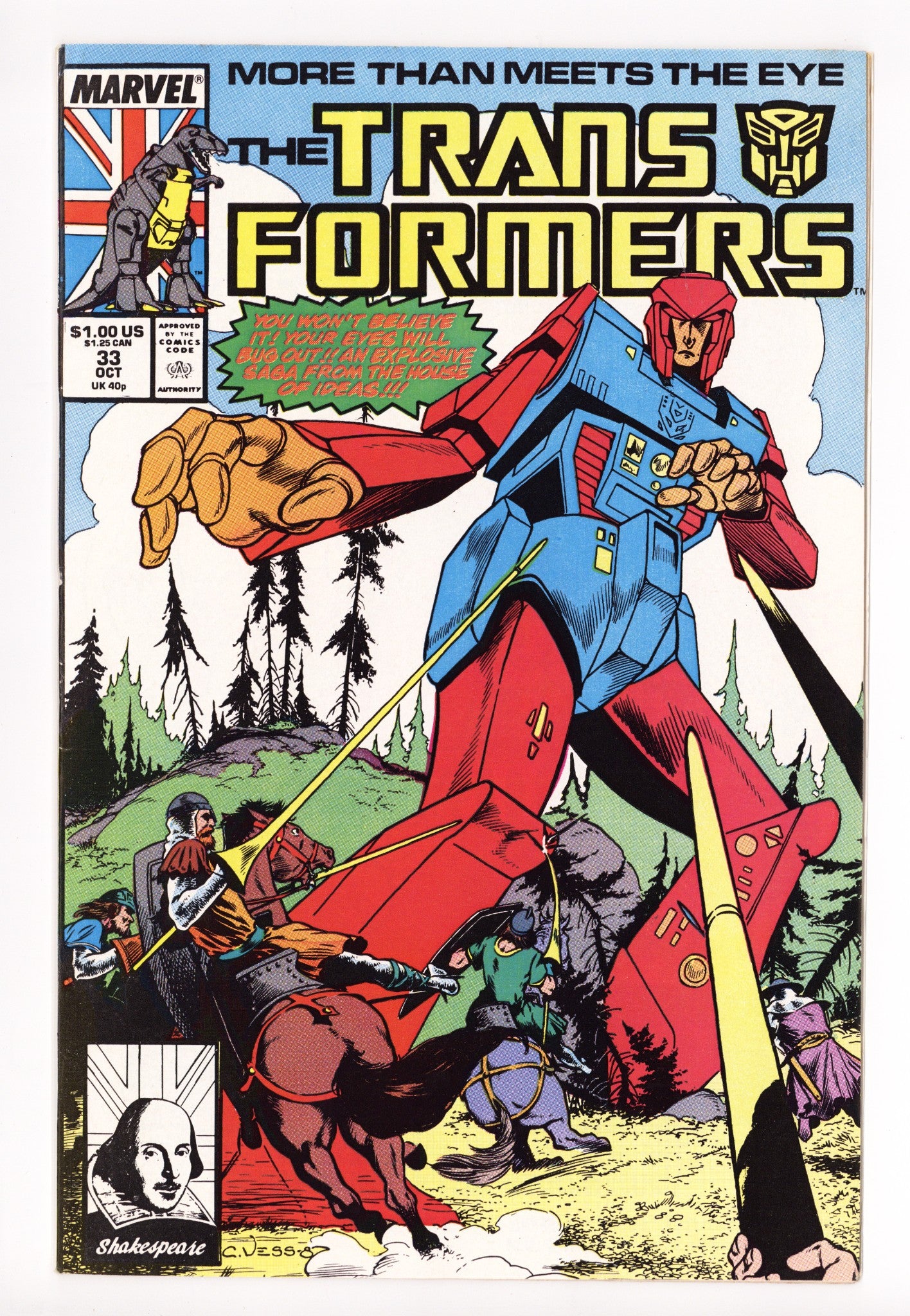 The Transformers 33 Low Grade (1987) 