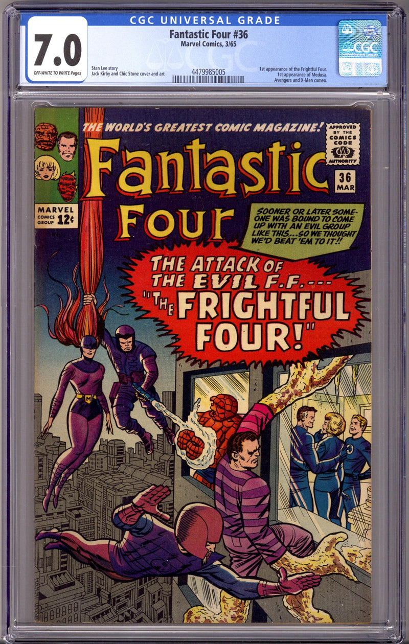 Fantastic Four Vol 1 36 CGC 7.0 (FN/VF) (1965) 