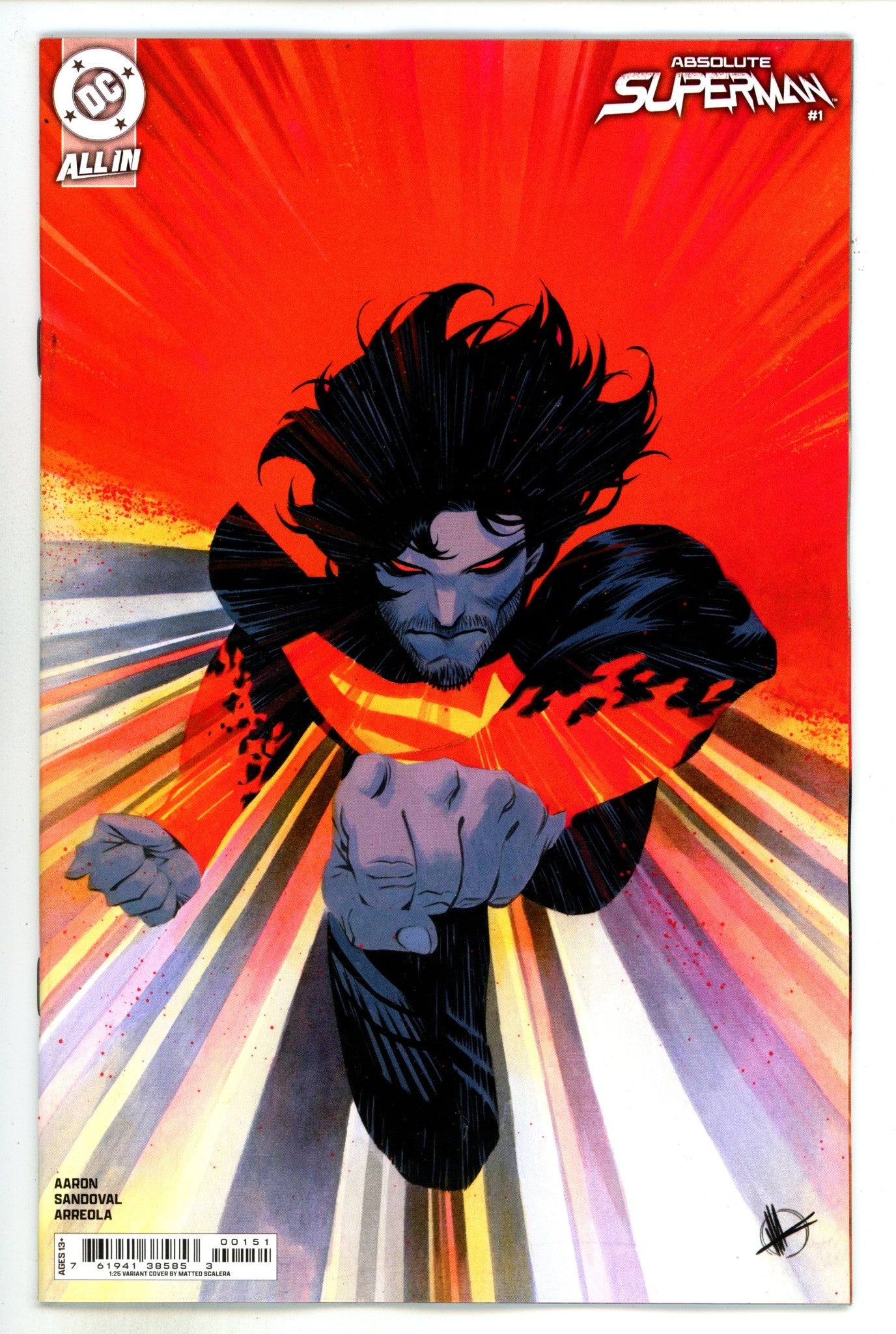 Absolute Superman 1 Scalera Incentive Variant NM- (2024)