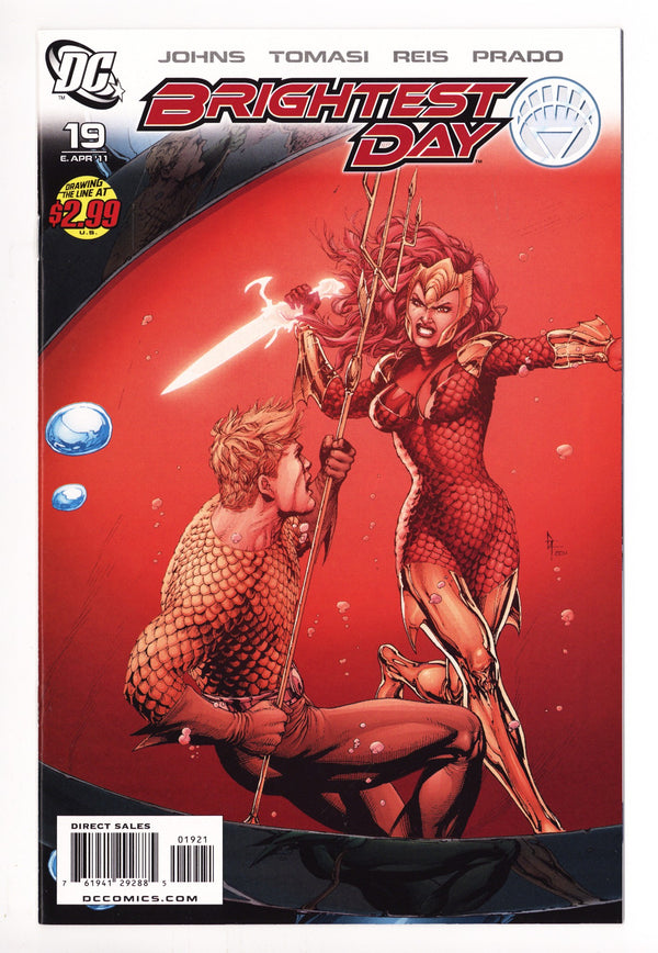 Brightest Day 19 High Grade (2011) Frank Incentive Variant