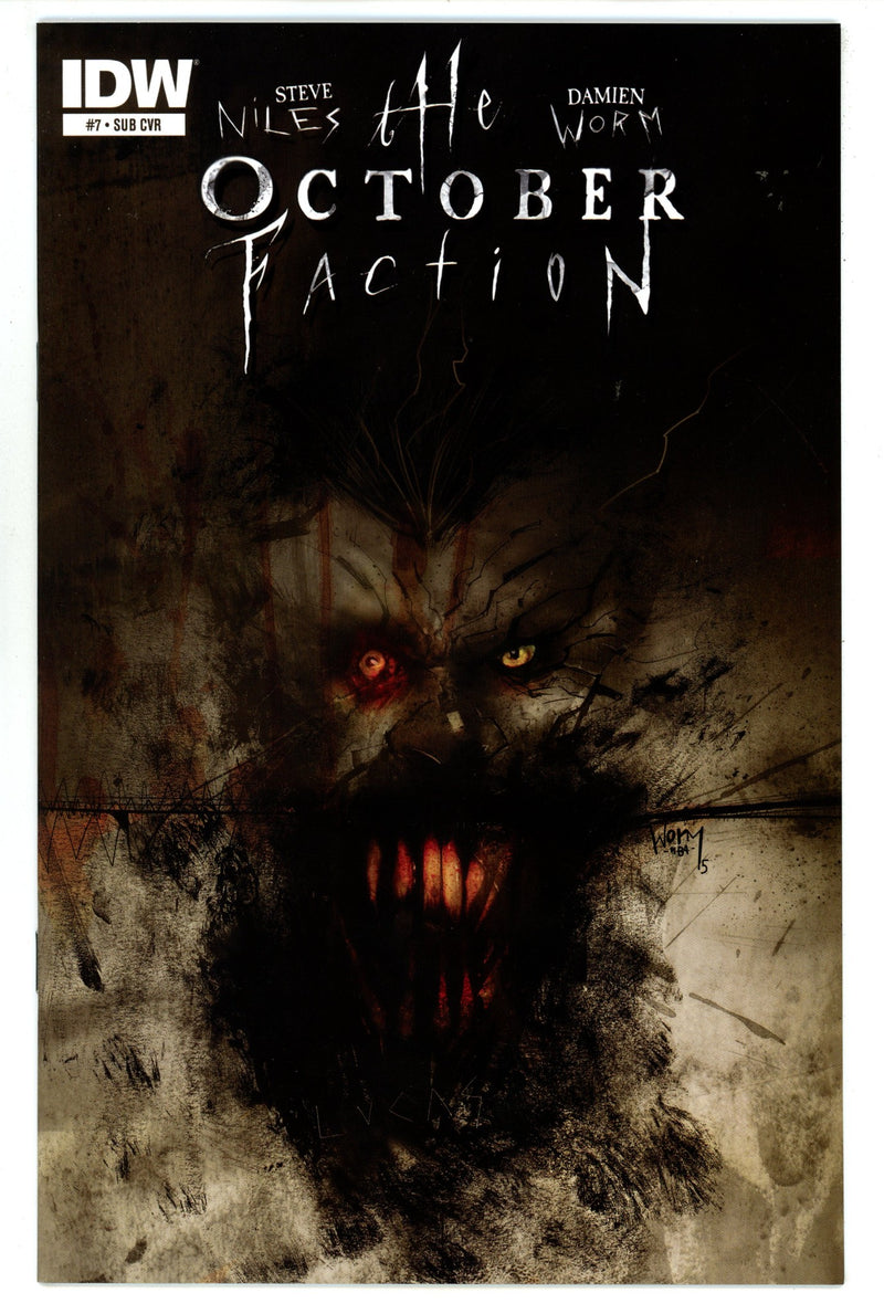 The October Faction 7 High Grade (2015) Worm Variant 
