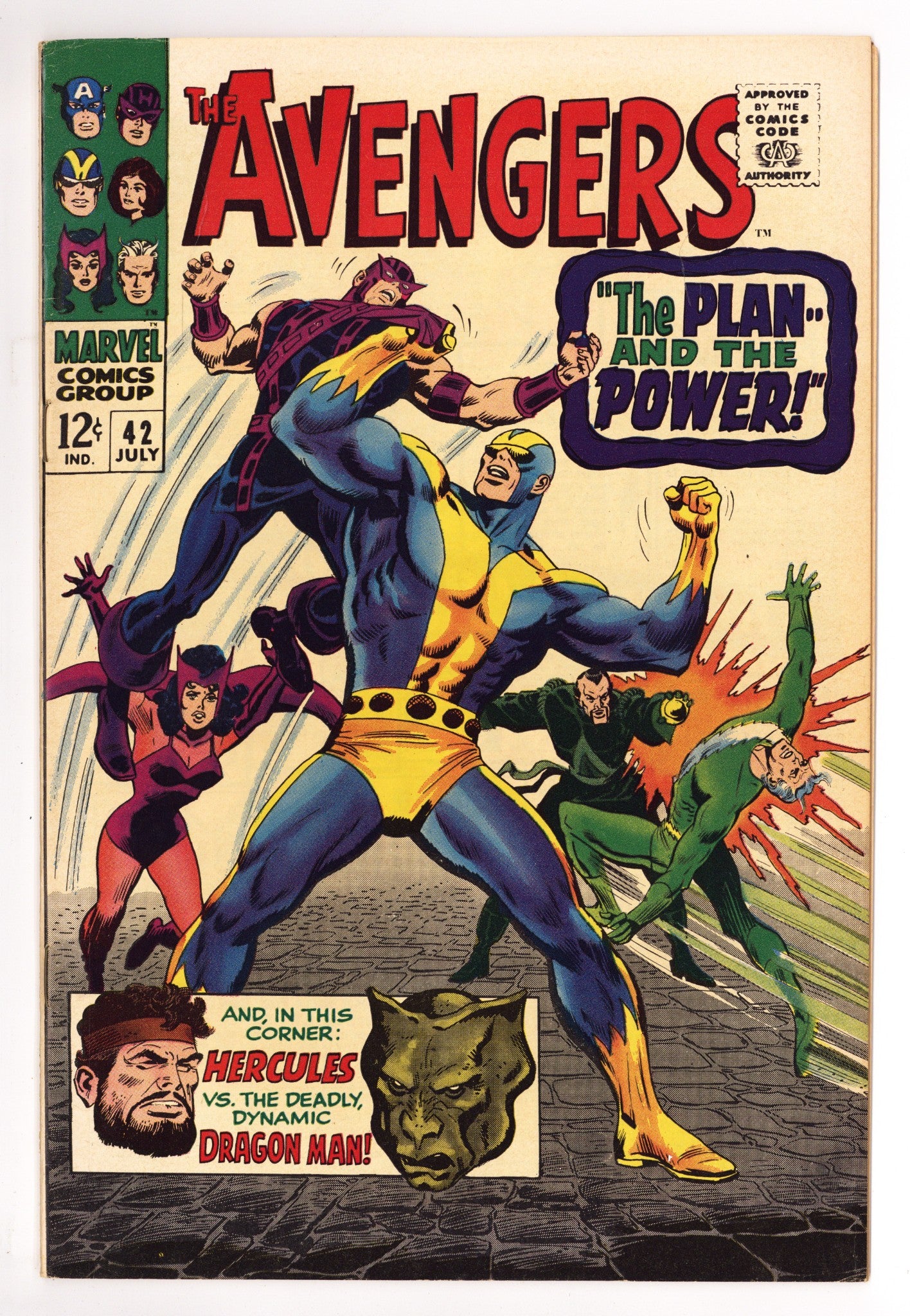 The Avengers Vol 1 42 VF+ (8.5) (1967) 